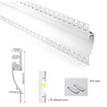 Profilo a striscia LED integrato / trimless - 18x15mm - Con diffusore - 2 metri 2