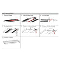 LED strip profile integration / trimless - 18x15mm - With diffuser - 2 meters 5