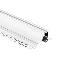 Perfil tira LED integración / trimless esquina - 94 x 34mm - Kit completo - 2 metros