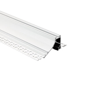 Perfil tira LED integración / trimless esquina - 94 x 34mm - Kit completo - 2 metros - Barcelona Led-Accesorios