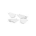 Integriertes/rahmenloses LED-Eckprofil – Wandfluter – 59 x 72 mm – Komplettset – 2 Meter 3