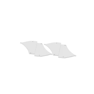 Perfil tira LED integración / trimless esquina - 96 x 35mm - Kit completo - 2 metros (2)