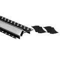 Perfil tira LED integración / trimless esquina - 96 x 35mm - Kit completo - 2 metros 5