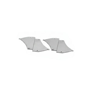 Perfil tira LED integración / trimless esquina - 96 x 35mm - Kit completo - 2 metros - Barcelona Led-Accesorios