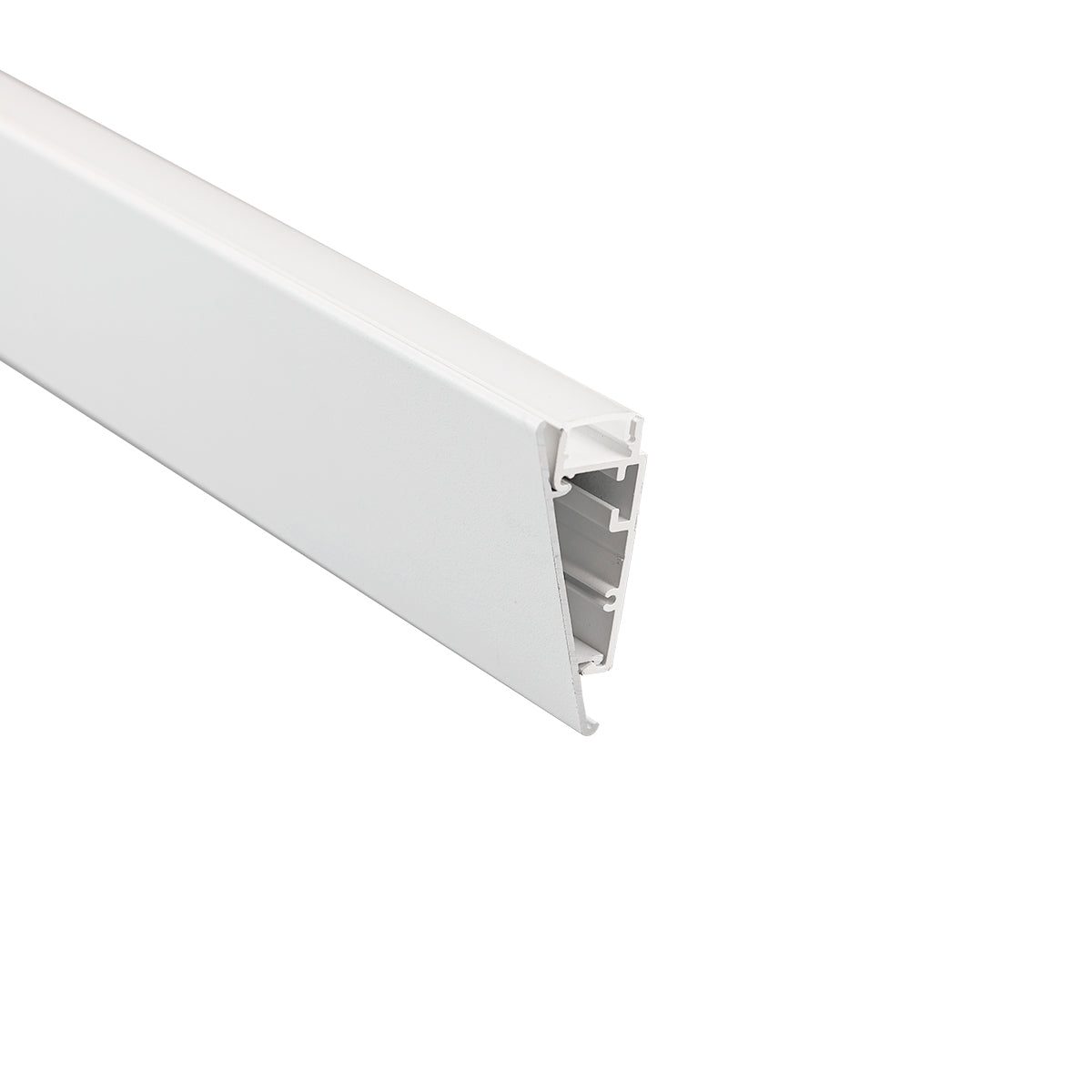 Kit perfil de aluminio superficie - Tira LED ≤ 12mm - 23.5x57.8mm - 2 metros