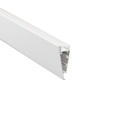 Kit de perfil de alumínio para montagem em superfície - Fita de LED ≤ 12 mm - 23,5 x 57,8 mm - 2 metros
