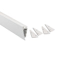 Surface-mounted aluminum profile kit - LED strip ≤ 12mm - 23.5x57.8mm - 2 meters 2