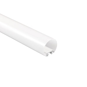 Perfil de aluminio superficie o suspensión - Tubo - Tira LED ≤ 12mm - 23x8mm - 2 metros