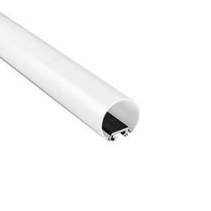 Perfil de aluminio superficie o suspensión - Tubo - Tira LED ≤ 12mm - 23x8mm - 2 metros (3)