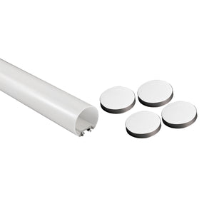 Perfil de aluminio superficie o suspensión - Tubo - Tira LED ≤ 12mm - 23x8mm - 2 metros (7)