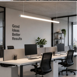 Perfil de aluminio superficie o suspensión - Tubo - Tira LED ≤ 12mm - 23x8mm - 2 metros (16)