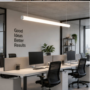 Perfil de aluminio superficie o suspensión - Tubo - Tira LED ≤ 12mm - 23x8mm - 2 metros (16)