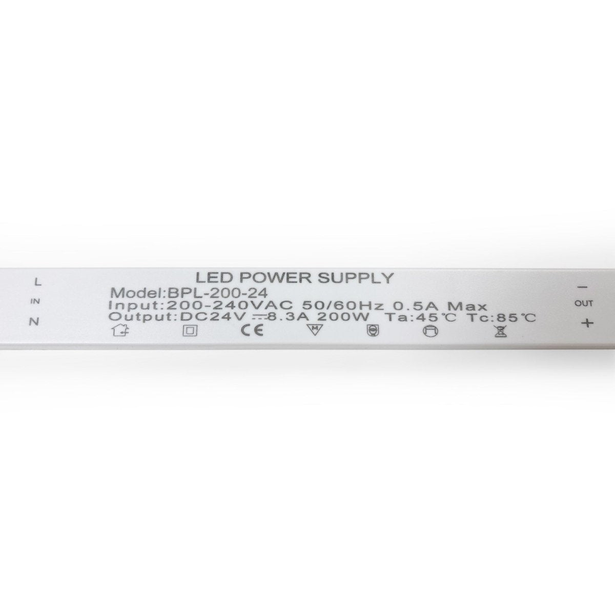 Fuente de alimentación Slim - 24V - 200W - 8,3A - Barcelona Led-Material eléctrico