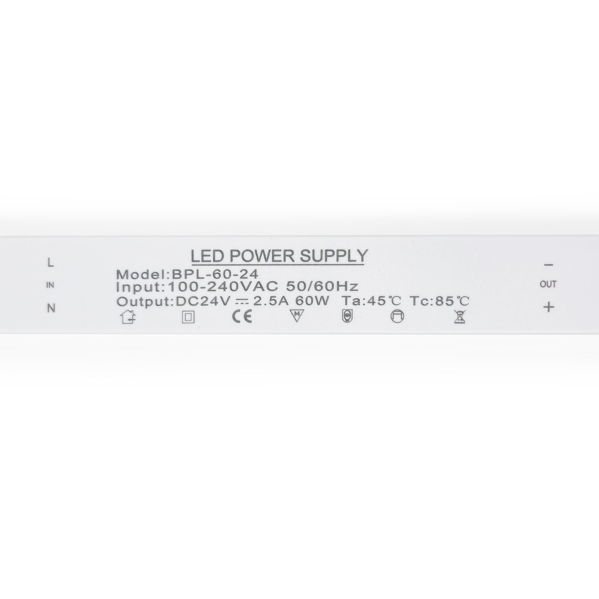 Fuente de alimentación Slim - 24V - 60W - 2.5A (1)