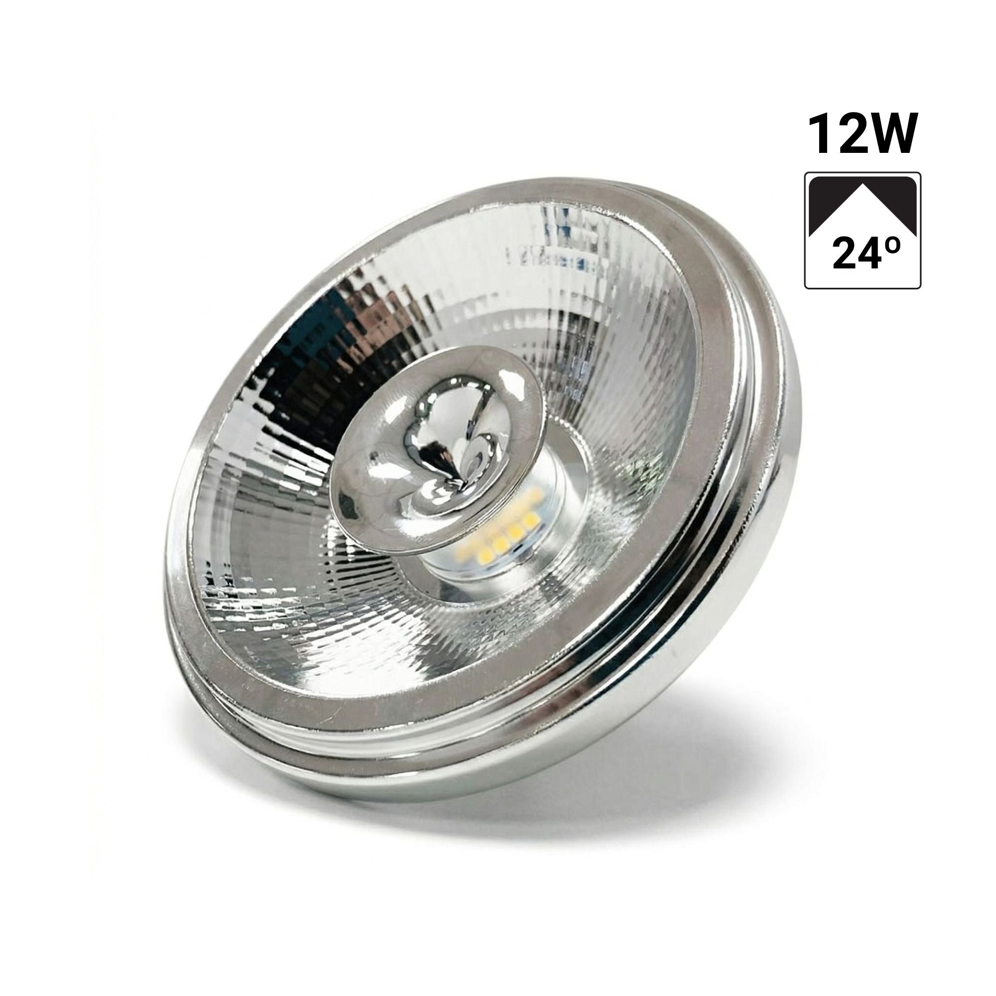 Bombilla LED AR111 con driver externo - 12W - 4000K