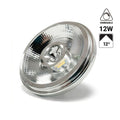 Bombilla LED AR111 12W regulable - 12º - Driver externo - 3000K 4