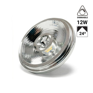 Bombilla LED AR111 12W regulable - 24º - Driver externo - 1500lm