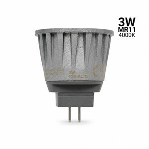 Bombilla LED MR11 G4 - 3W - 45º - 12V-AC/DC (8) & Bombilla LED MR11 G4 - 3W - 45º - 12V-AC/DC