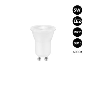 Mini Bombilla LED - MR11 GU10 - 5W - 45º (10) & Mini Bombilla LED - MR11 GU10 - 5W - 45º