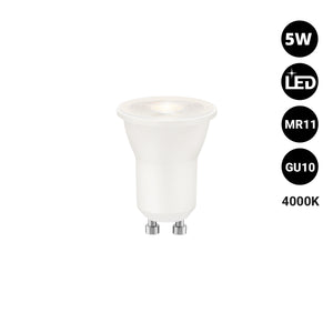 Mini Bombilla LED - MR11 GU10 - 5W - 45º (18) & Mini Bombilla LED - MR11 GU10 - 5W - 45º