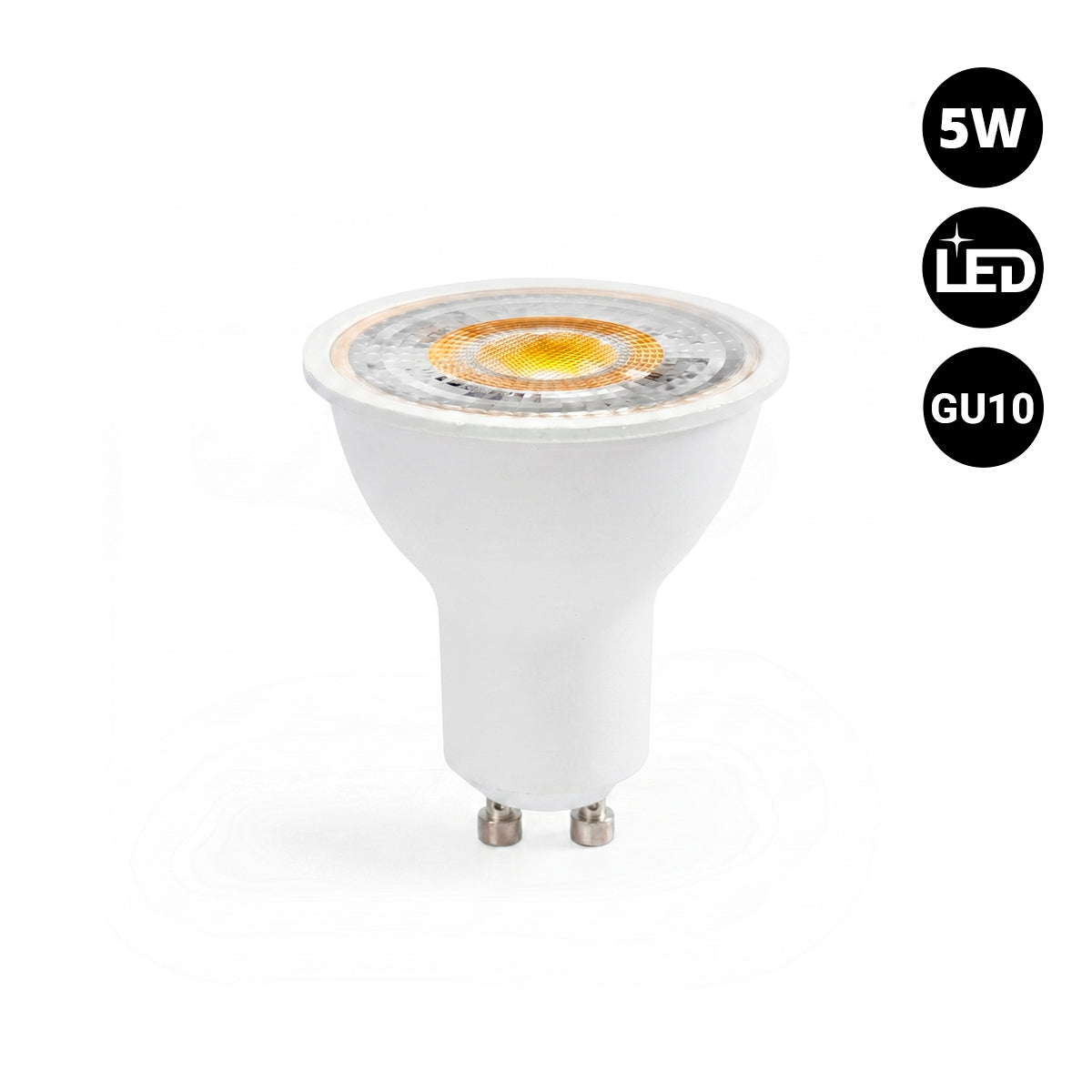 Bombilla LED de colores - GU10 - 5W - 45º & Bombilla LED de colores - GU10 - 5W - 45º