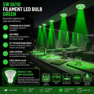 Bombilla LED de colores - GU10 - 5W - 45º - Barcelona Led-