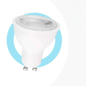 Bombilla LED GU10 - SMD2835 - 7W - Ø50mm - Óptica a 45º - Barcelona Led-