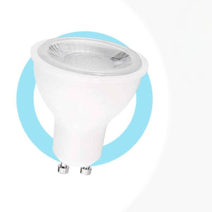 Bombilla LED GU10 - SMD2835 - 7W - Ø50mm - Óptica a 45º