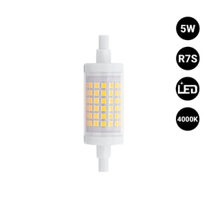 Bombilla LED R7S - 78mm - 520lm - 5W - Barcelona Led-Iluminación