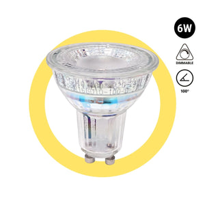 Bombilla LED GU10 PAR16 - 6W - Intensidad regulable - 700lm - 100° - Barcelona Led-