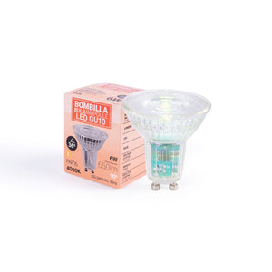 Bombilla LED GU10 6W cristal - 130lm/W - PAR16 - 36°