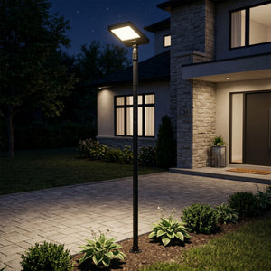 Farola solar con panel y mando a distancia - LED CCT - 240W - IP54 (5)