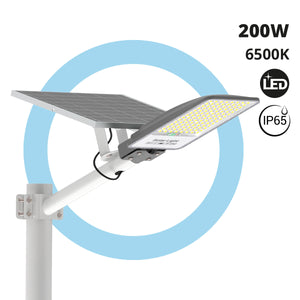 Farola solar con panel y mando a distancia - 200W - 6500K - IP65