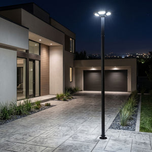 Farola solar con panel y mando a distancia - Sensor PIR - 150W - 6500K - IP54 (3)