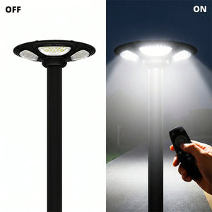 Farola solar con panel y mando a distancia - Sensor PIR - 150W - 6500K - IP54 (5)