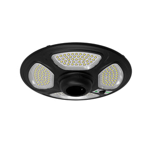 Farola Solar LED 150W con Base Rellenable de Agua o Arena | 6500K IP54 · Mando y Sensor PIR (8)