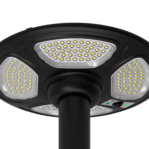 Farola Solar LED 150W con Base Rellenable de Agua o Arena | 6500K IP54 · Mando y Sensor PIR (11)