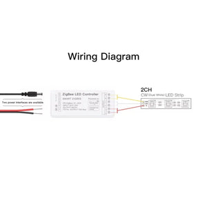 Controlador para tira LED monocolor - 6A por canal - ZigBee/TUYA SMART (5)
