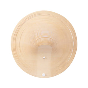 Aplique de diseño en madera "Ronda" - 16W - ø 40cm - Barcelona Led-