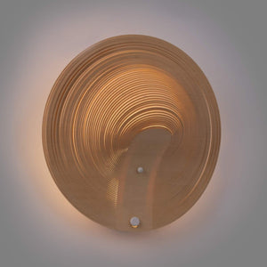 Aplique de diseño en madera "Ronda" - 16W - ø 40cm - Barcelona Led-