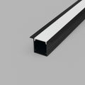 Einbau-LED-Streifenprofil mit Diffusor - 22,5 x 14,5 mm - LED-Streifen ≤ 10 mm - 2 Meter - 0,7 mm 2