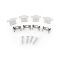 Recessed LED strip profile with diffuser - 22.5x14.5mm - LED strip ≤10mm - 2 meters - 0.7mm 5