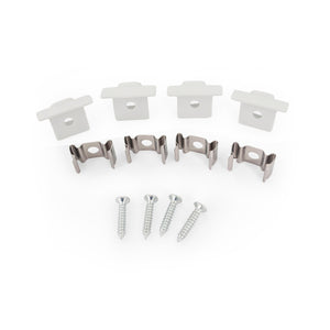 Perfil tira LED empotrable con difusor - 22,5x14,5mm - Tira LED ≤10mm - 2 metros - 0.7mm (4)
