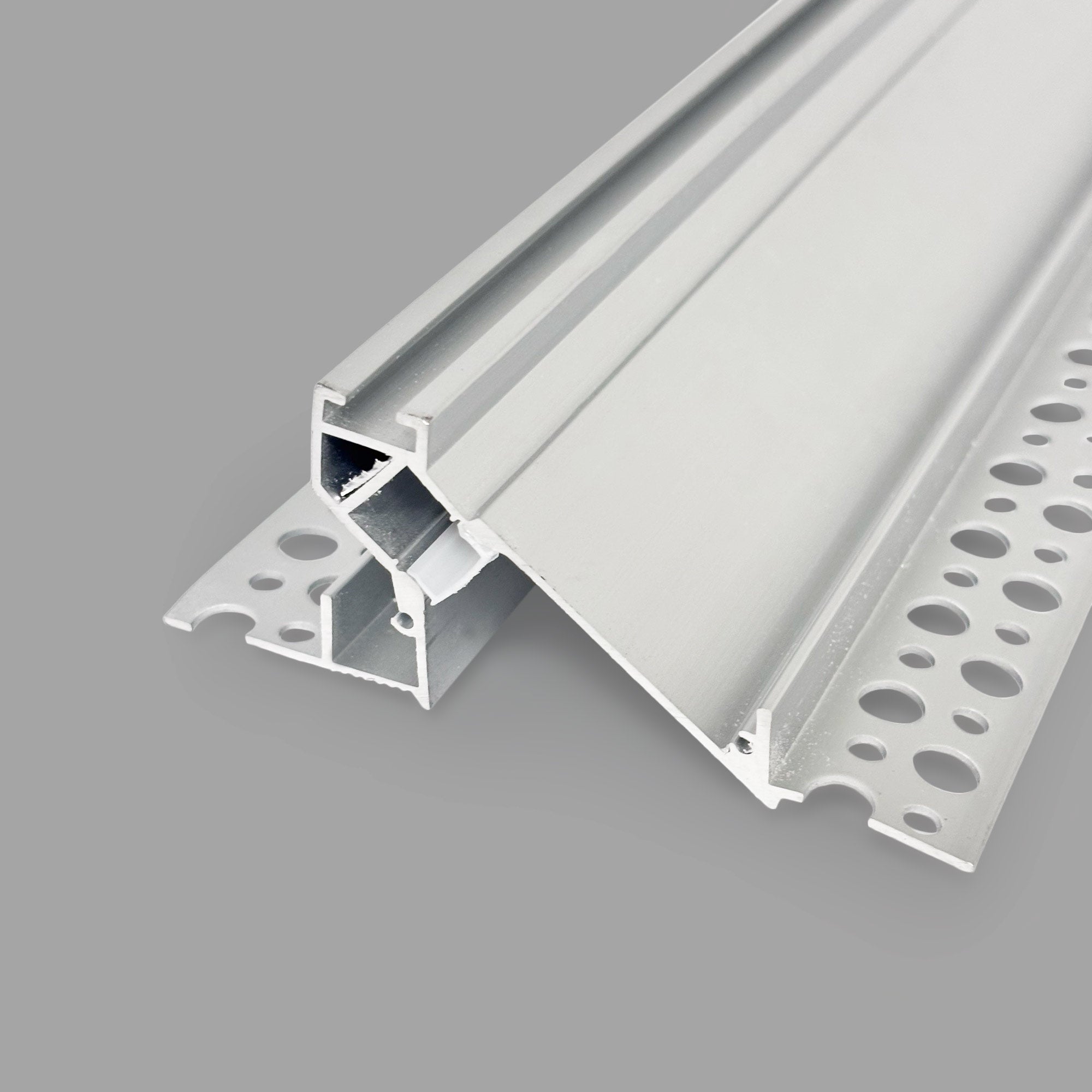 Perfil tira LED integración / trimless - 92x35mm - Con difusor - 2 metros - 1.2mm (1)