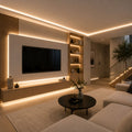 LED strip profile for baseboard - 60x16mm - With diffuser - 2 meters 2