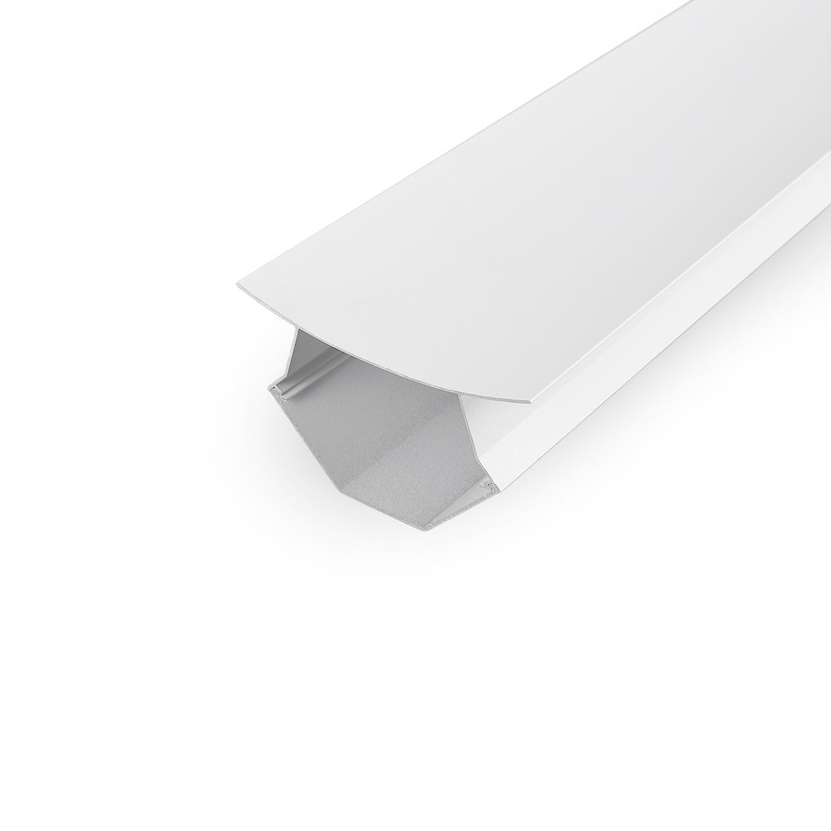Perfil empotrable doble bañador para esquinas - Con difusor - 2 metros - Barcelona Led-