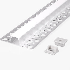 Perfil tira LED integración / trimless - 11,6x15mm - Con difusor - 2 metros (2)