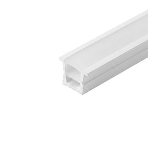 Funda de silicona flexible blanca - Tira LED a neón - 10x10 mm - Empotrable (1)
