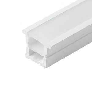 Funda de silicona flexible blanca - Tira LED a neón - 16x16 mm - Empotrable (4)