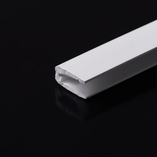White flexible silicone sleeve - Neon LED strip - 4x8 mm - Horizontal curvature - Surface